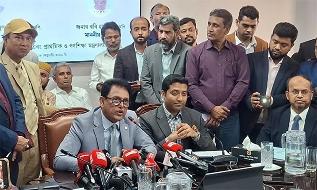 শিক্ষকদের উৎসব ভাতা নিয়ে সুখবর দিলেন শিক্ষামন্ত্রী