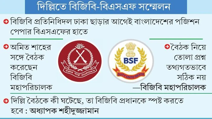 বিজিবি-বিএসএফ বৈঠক: দুই দেশের যৌথ ও পৃথক বিবৃতিতে রহস্যময় ফারাক