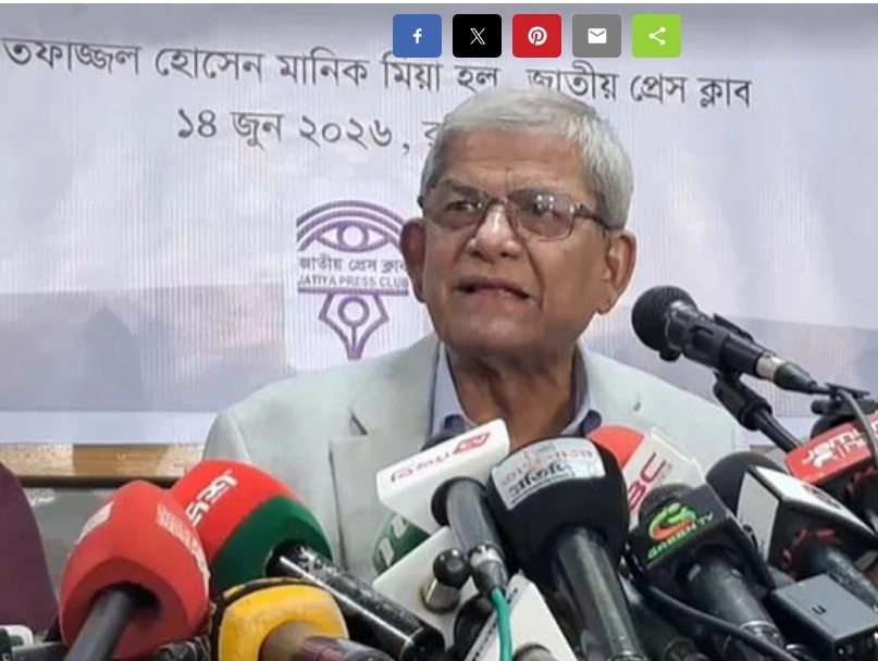 গণমাধ্যম এখন বিজনেস হাউসের প্রতিনিধি হয়ে গেছে: মির্জা ফখরুল